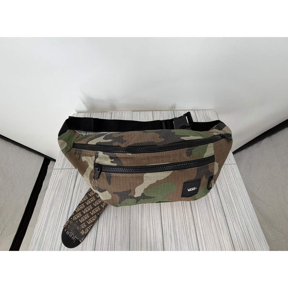 Vans Ward Cross Body Bag Camo Cordura Nylon Waist Pack NEW - Picture 12 of 16